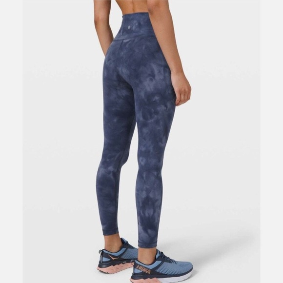 Lululemon Wunder Train High-Rise Tight 25" *Diamond Dye Diamond Dye Shade Naval - Picture 2 of 11